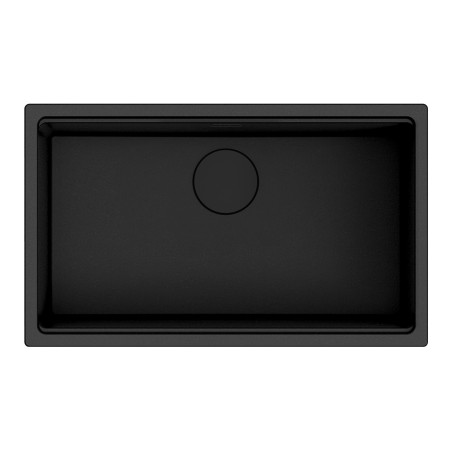 Lava louça RODI COMPOSITE AMBAR 70 MIDNIGHT, uma pia sem escorredor, compósito, apl. sup. ou inf., 750 x 452, MOD.800 mm