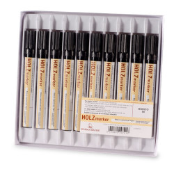 Marcador de retoque para madeira e derivados BORMA WACHS HOLZmarker, preto 60