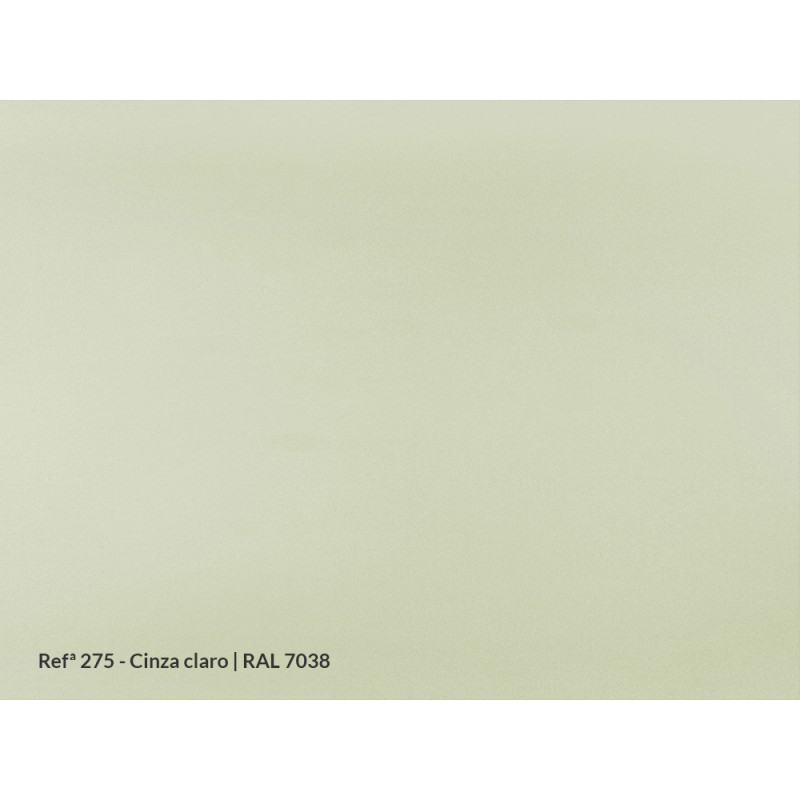 Placa fenólica interior, 275 cinza claro (suede pearl grey), rugoso, 3660 x 1830 x 12 mm