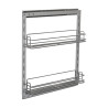 Cesto duplo fixação lateral c/amortecedor STRONG StrongWire, 2 cestos, aramado cromado, L.230 x P.470 x A.542, MOD.300 mm