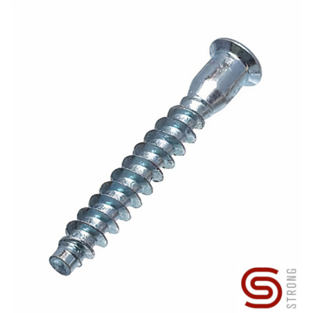 Parafuso montagem direta sextavado interior STRONG StrongFix, zincado branco, HEX.3, Ø.5 x C.50 mm