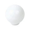 Puxador criança, bola Nesu 626BL1, plástico lacado branco brilho, 1 furo, Ø.29 x A.29 mm