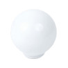 Puxador criança, bola Nesu 626BL2, plástico lacado branco brilho, 1 furo, Ø.34 x A.34 mm
