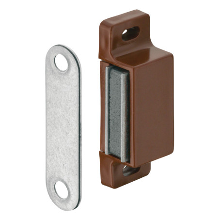 Fecho magnético 4 kgs, castanho, C.45 x L.16 x A.13 mm