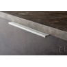 Puxador atual perfil, asa TULIP Lucata 160/180, alumínio imitação inox, 2 furos distância 160, P.35 x A.5 x C.180 mm