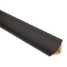 Perfil vedante F133 1/2 cana para tampo de cozinha, preto, 29 x 29 x 4000 mm