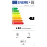 Frigorífico combinado livre Total No Frost EDESA EFC-18220 NF EX, inox, 2 portas, 243kWh, 207+97L, P.0,595 x L.0,55 x A.1,86 m
